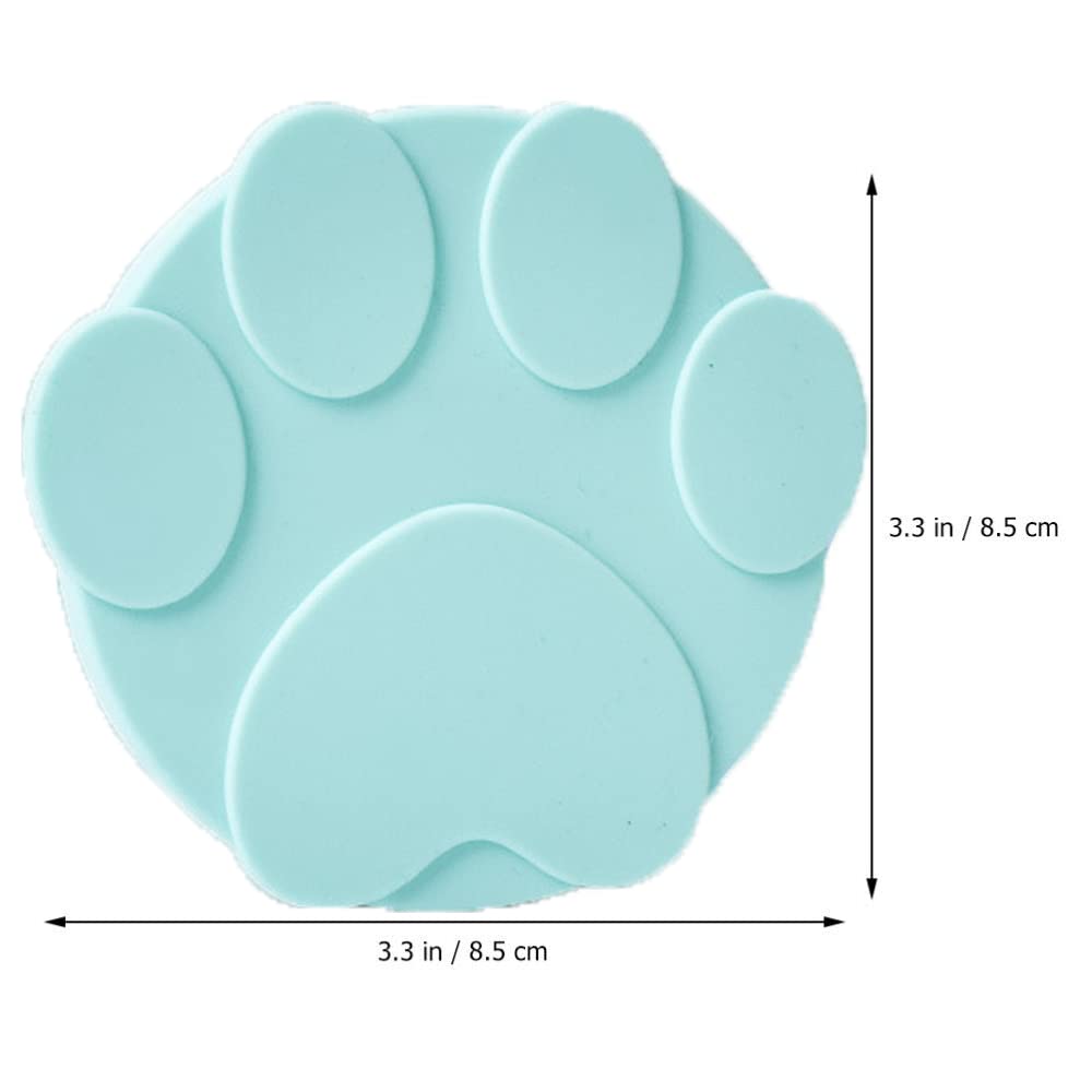 ELECDON Pet Food Can Lids and Spoons, Universal BPA Free Silicone Can Lids Covers for Dog and Cat Food, One Can Cap Fit Most Standard Size Canned Dog Cat Food (Green)