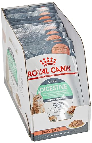 Royal Canin, Digest Sensitive Feline Care Nutrition Cat Food, Gravy, 12 Pouches x 85 grams