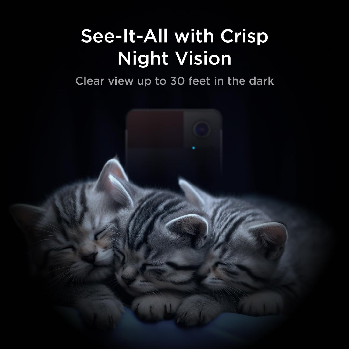 Petcube Cats and Dogs 1080P HD Video 2-Way Audio Sound/Motion Alerts Night Vision Pet Monitoring Wi-Fi Camera with Laser Toy