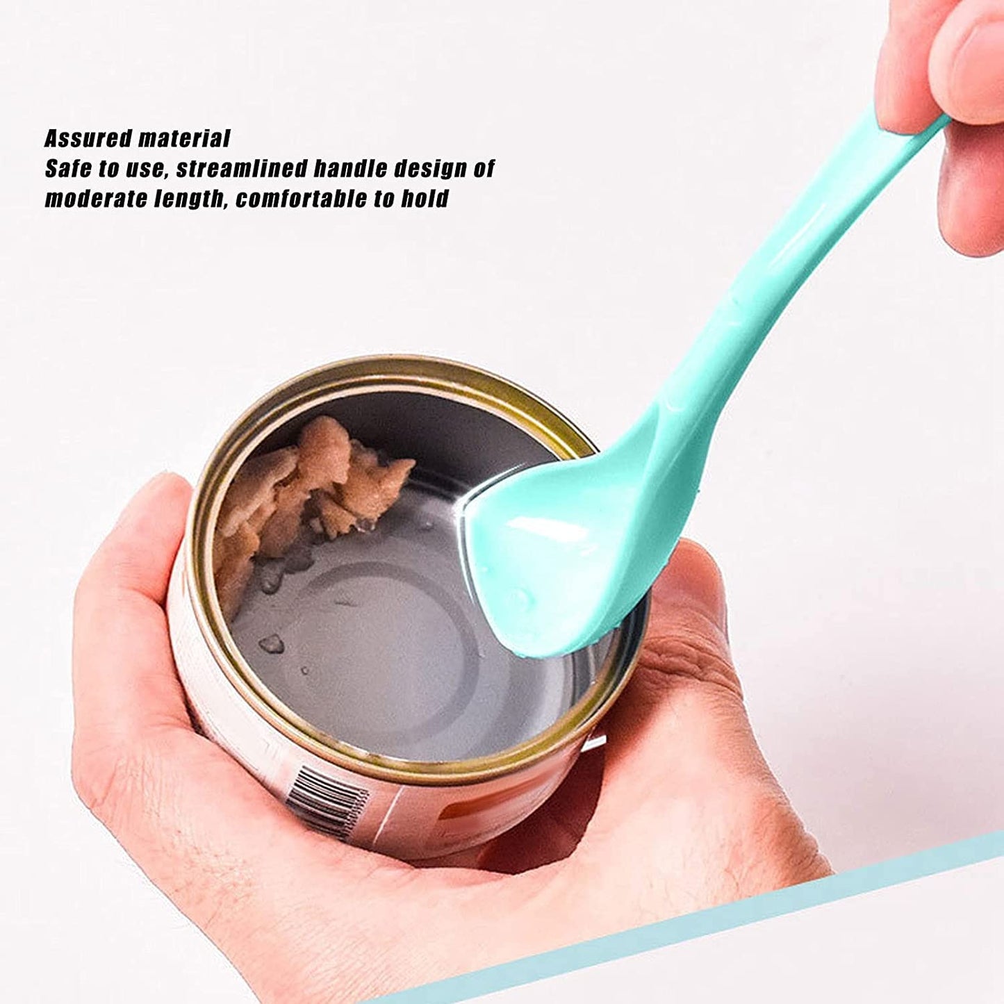 ELECDON Pet Food Can Lids and Spoons, Universal BPA Free Silicone Can Lids Covers for Dog and Cat Food, One Can Cap Fit Most Standard Size Canned Dog Cat Food (Green)