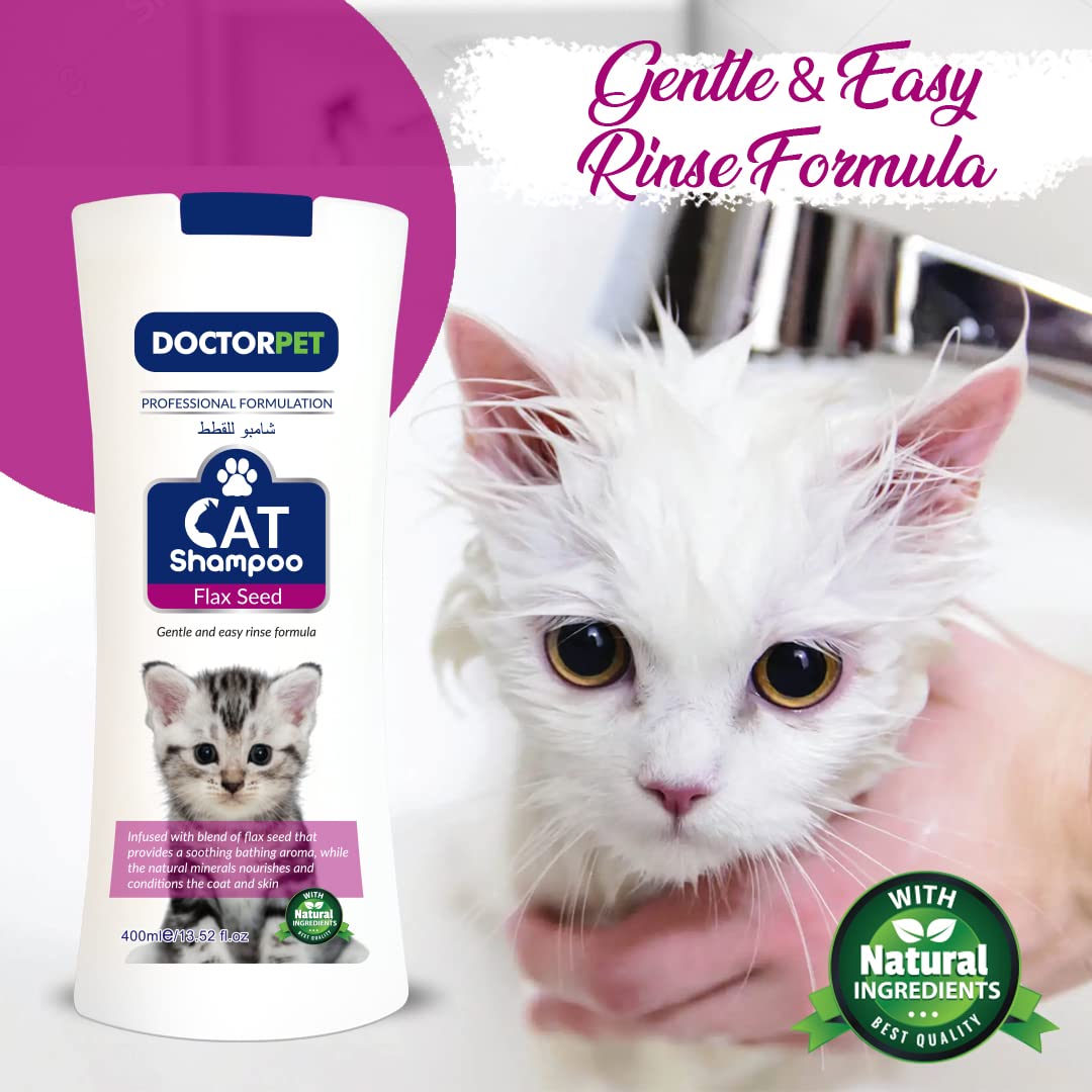 Dr Pet Doctor Pet Flax Seed Cat Shampoo 400 ml