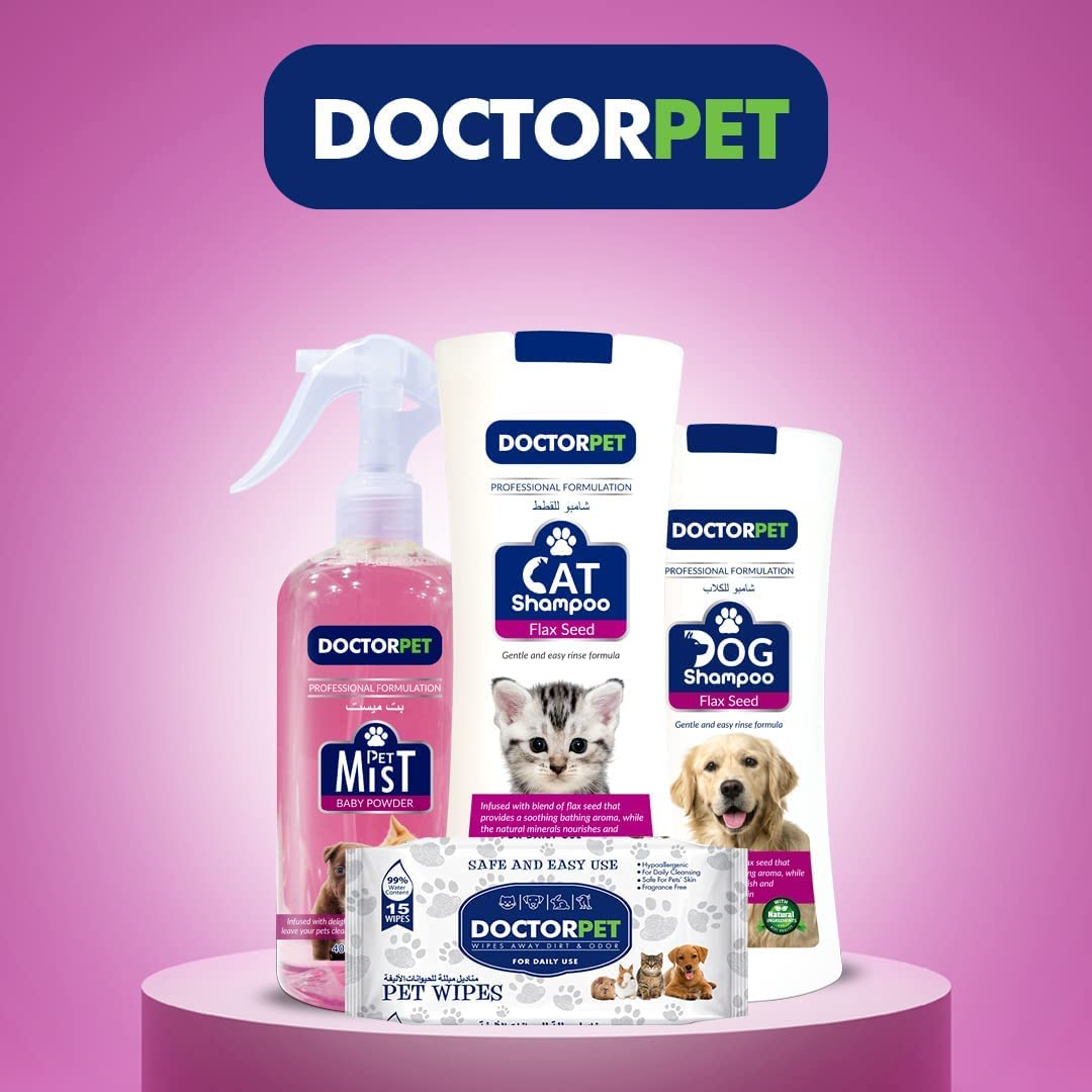 Dr Pet Doctor Pet Flax Seed Cat Shampoo 400 ml