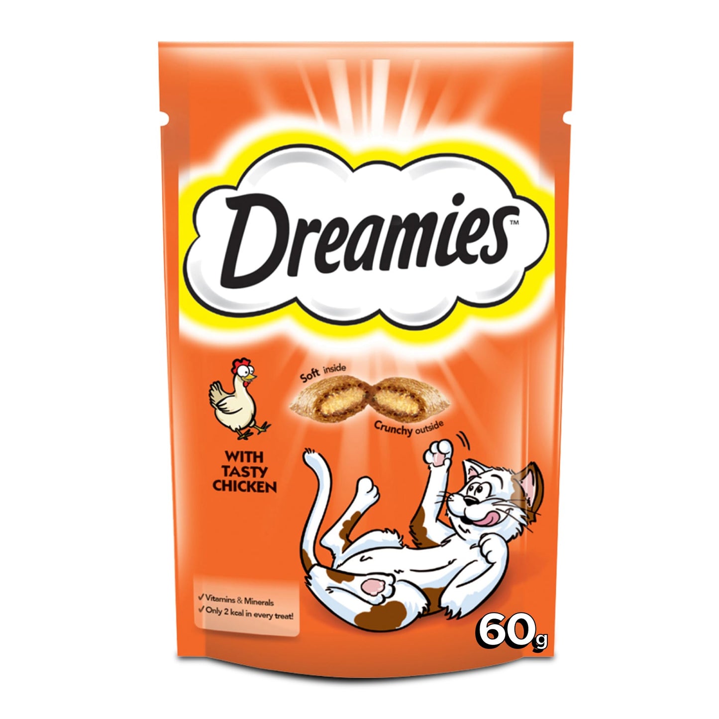 Dreamies Cat Treats, Chicken, 60 Gm