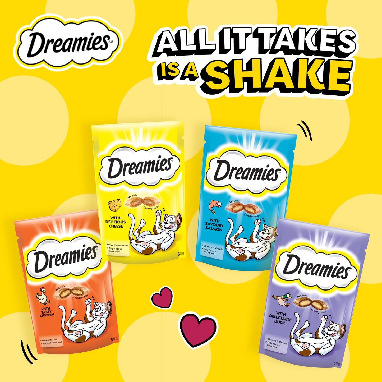 Dreamies Cat Treats, Chicken, 60 Gm