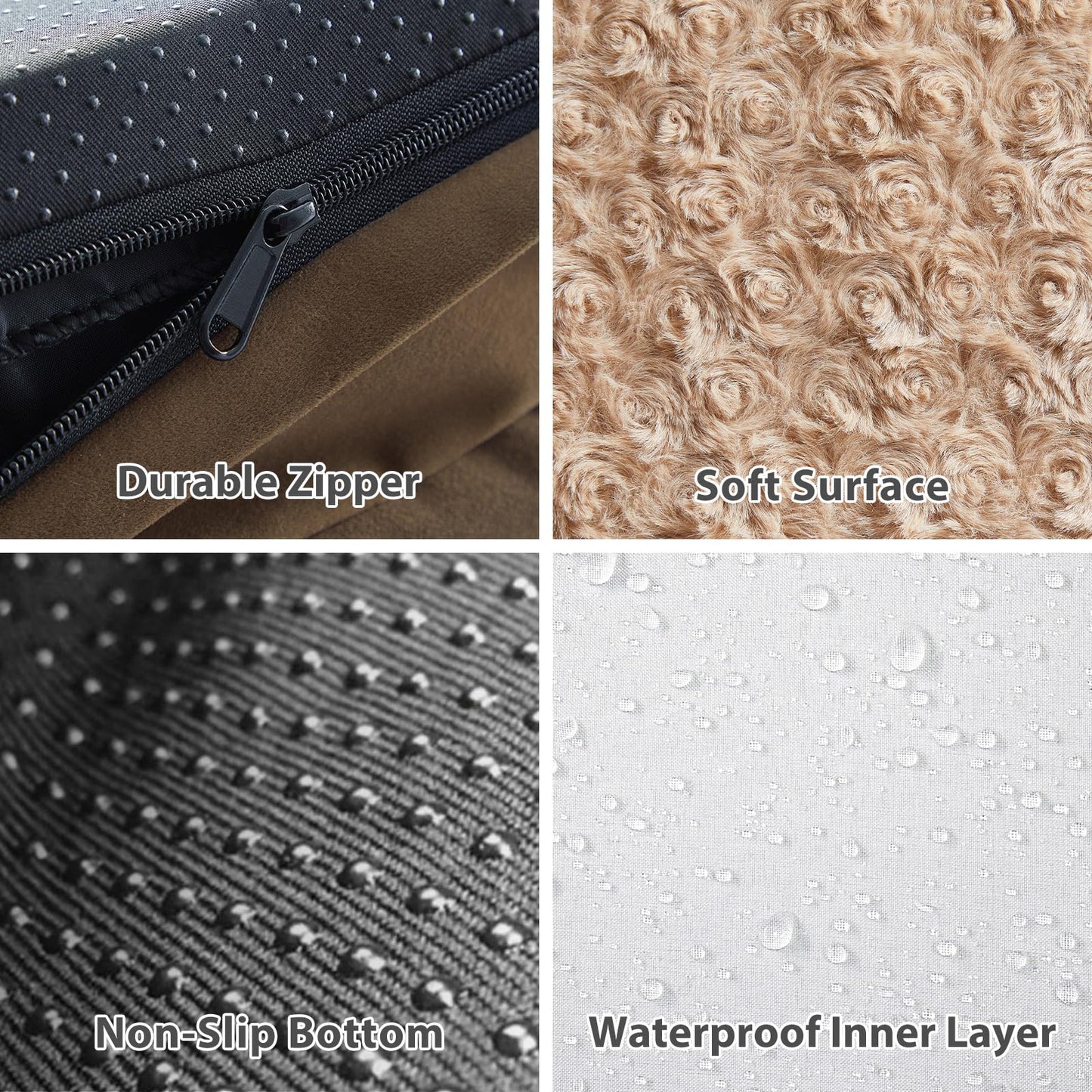 BFPETHOME Orthopedic Dog Bed for Extra Large Dogs-Big Waterproof Sofa Dog Bed with Removable Washable Cover, Large Dog Bed with Waterproof Lining and Nonskid Bottom, Pet Bed for Large Dogs.