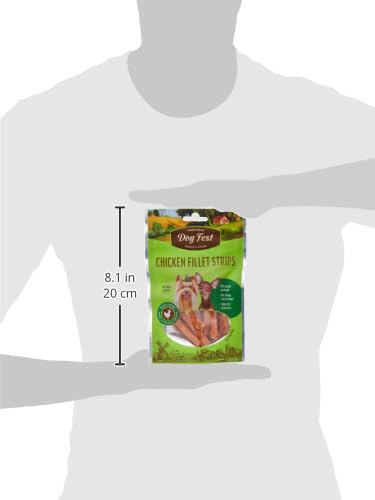 Padovan Dog Fest Chicken Fillets Stripes Dog Treat 55 gm