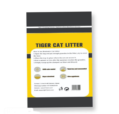 Tiger Cat Litter ® (20kg) Premium Ultra Clumping O cat Litter رمل فضلات القطط