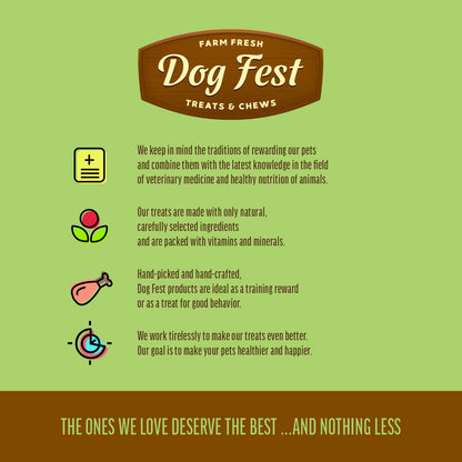 Dog Fest Calcium bones with chicken for mini-dogs - 55g (1.94oz)