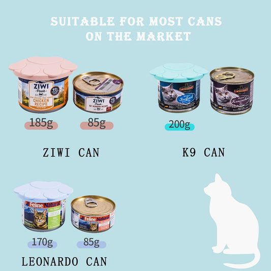 ELECDON Pet Food Can Lids and Spoons, Universal BPA Free Silicone Can Lids Covers for Dog and Cat Food, One Can Cap Fit Most Standard Size Canned Dog Cat Food (Green)
