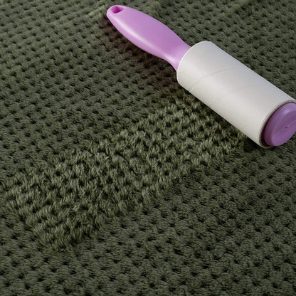 Dog Blanket or Cat Blanket or Pet Blanket, Warm Soft Fuzzy Blankets for Puppy, Small, Medium, Large Dogs or Kitten, Cats, Plush Fleece Throws for Bed, Couch, Sofa, Travel (M/32" x 40", Dark Green)