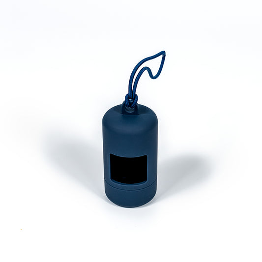 This trendy poop bag carrier is perfect for your every day’s walks. It is easy to attach to your leash and easy to refill.  It's beautifully designed with great colors,  durable and  waterproof.