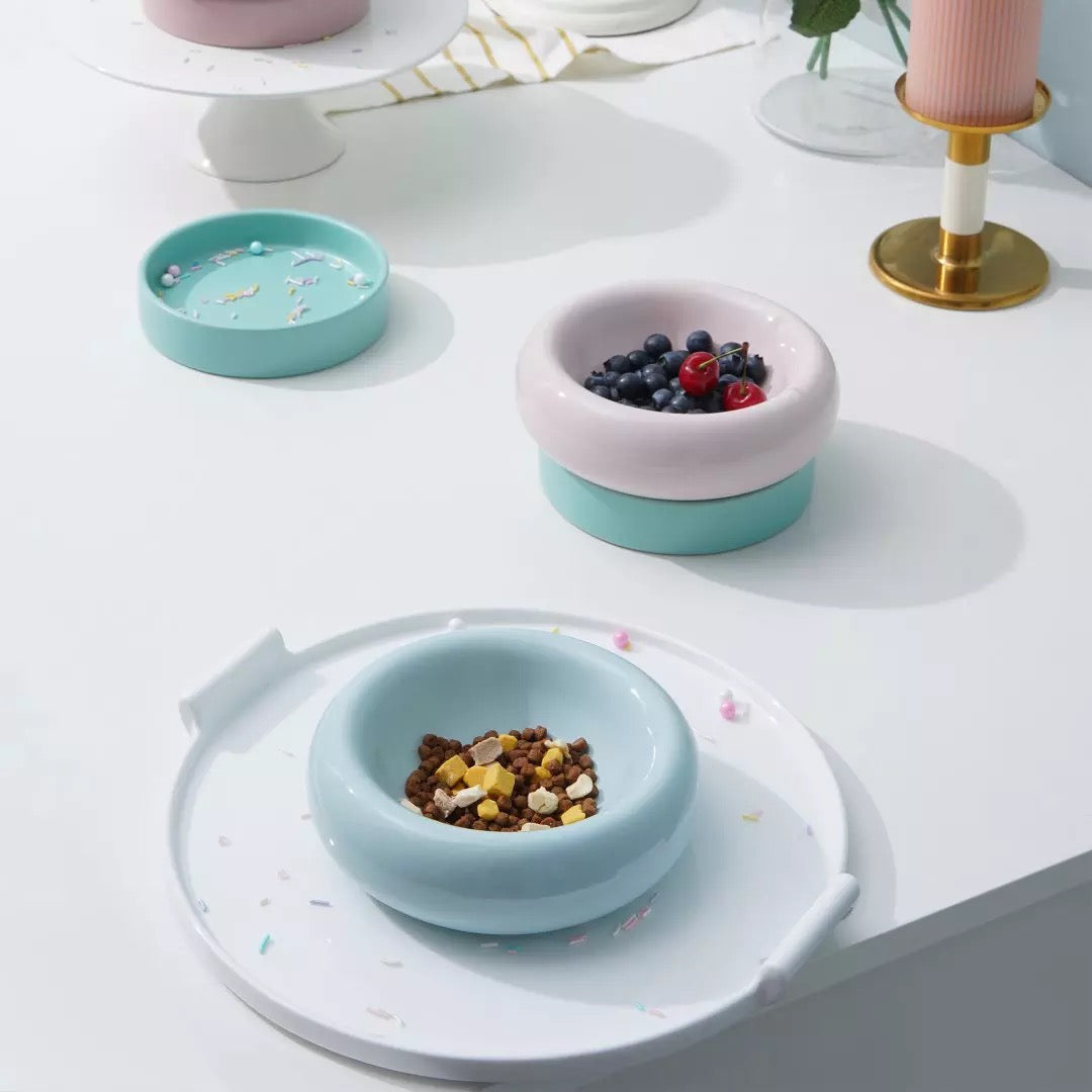 Makesure Stack a Bowl Pet Feeder Pet Bowl Barksnpurrs